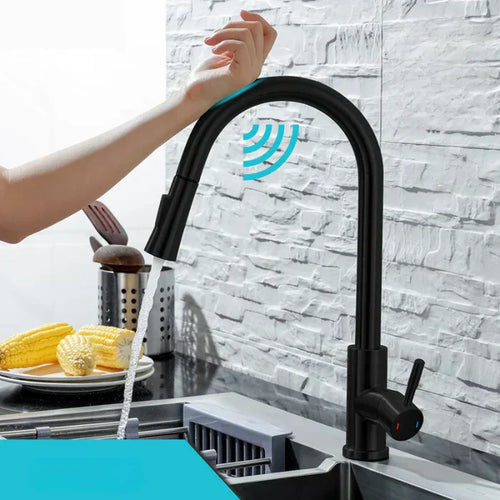 Sensor kitchen faucet Bowlift