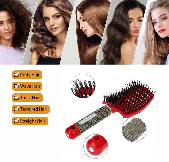 BowLift | Knot-free hairbrush | For effortless detangling