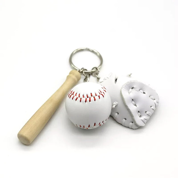 BowLift | Mini Baseball Glove Set Charm Keychain