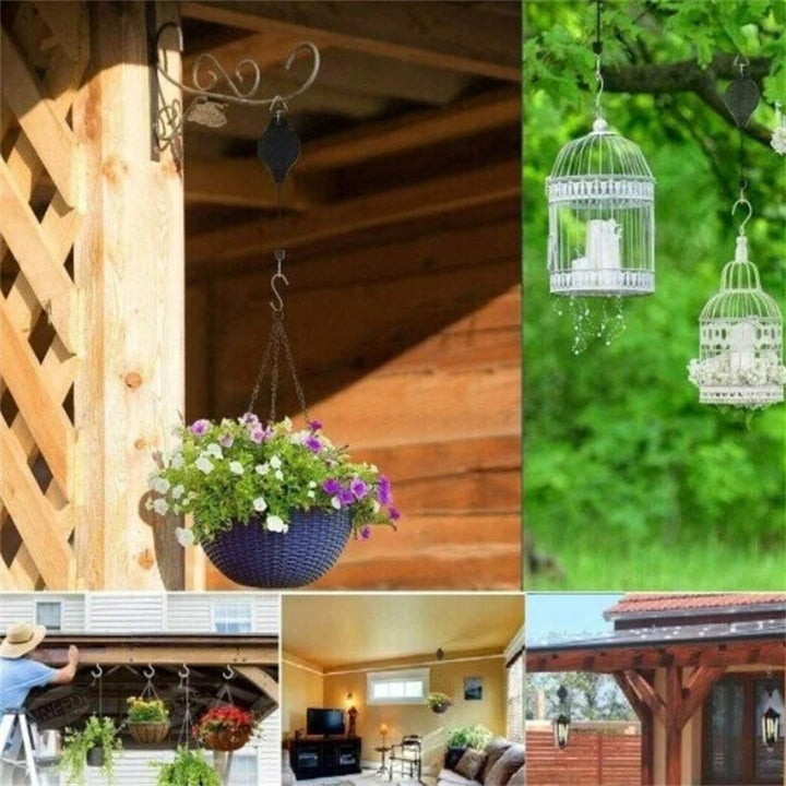 BowLift | Retractable Hook for Garden Pots, Bird Feeder
