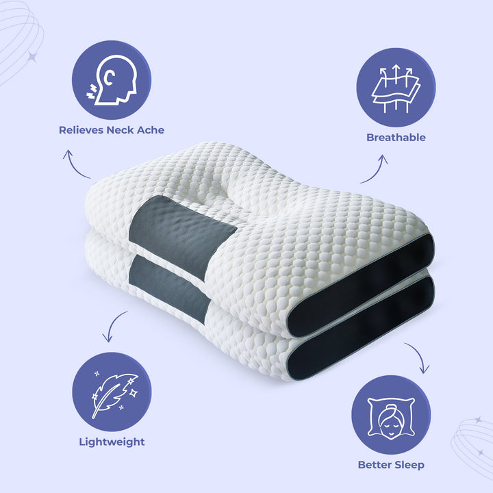 Ergonomic Neck Support Pillow Bowlift