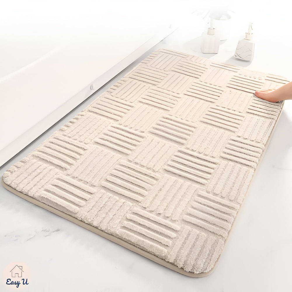 BowLift | Vivid Grid Absorbent Bath Mat