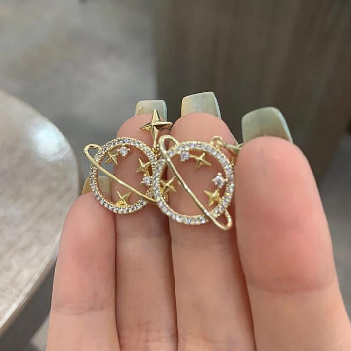 BowLift | Saturn Gold Earrings