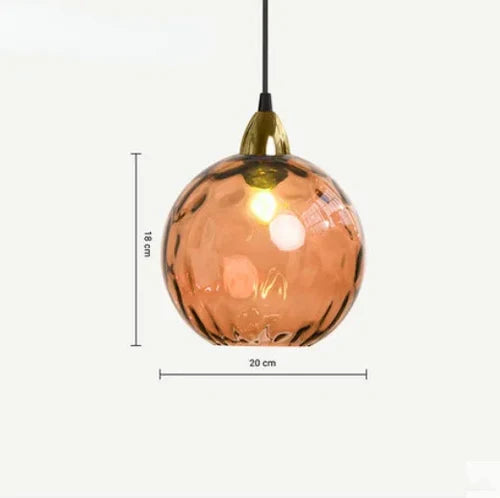 BowLift | Spherical Glass Pendant Light