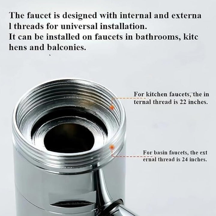 BowLift | AquaTwist 1440° Rotating Faucet Extender