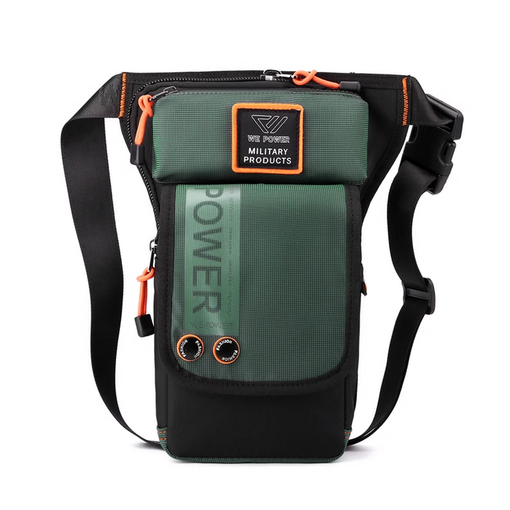 BowLift | Personalized Men's Motorcycle Style Waterproof Nylon Leg Chest Bag