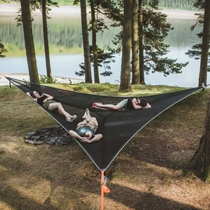 BowLift | Multi-Person Camping Hammock with 3-Point Anchor System