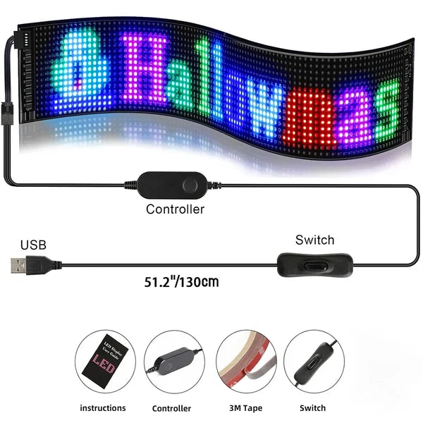 BowLift | Ultra-thin flexible Bluetooth LED screen