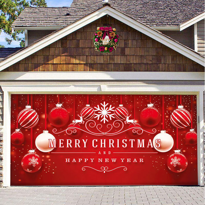 BowLift | Christmas Carsge Door Banner Ornament