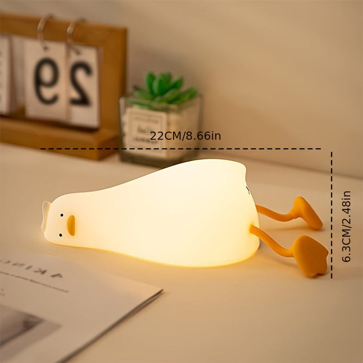 BowLift | Sleeping Duck Lamp - Rechargeable Dimmable Silicone Night Light