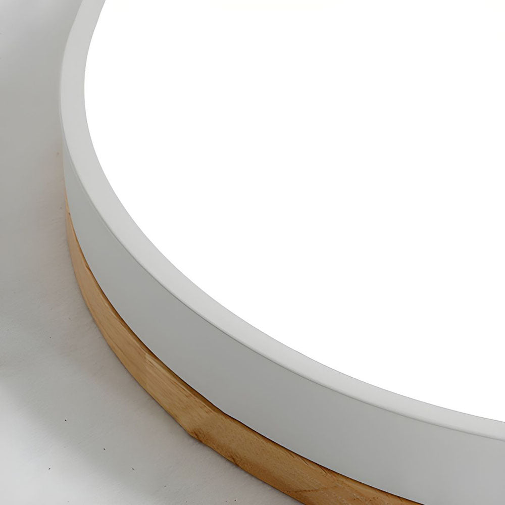 BowLift | Ceiling Lights Natural Wood Flush Mount Fixture