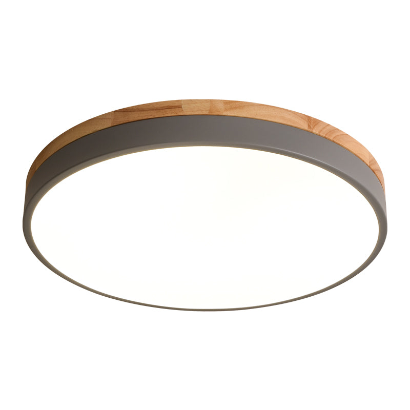 BowLift | Ceiling Lights Natural Wood Flush Mount Fixture
