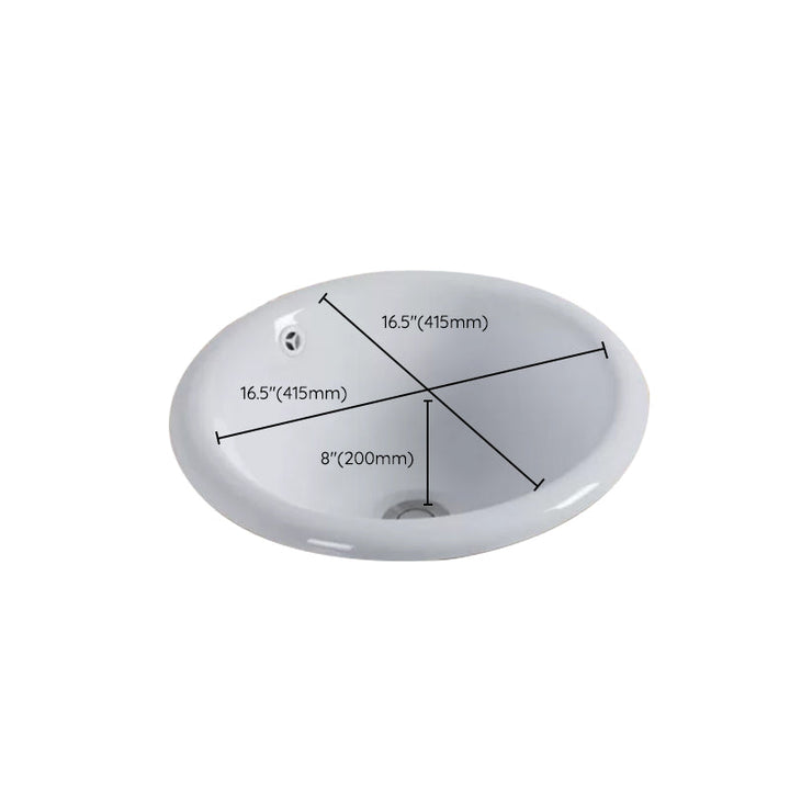 BowLift | Contemporary oval wash stand ceramic metal undercounter basin
