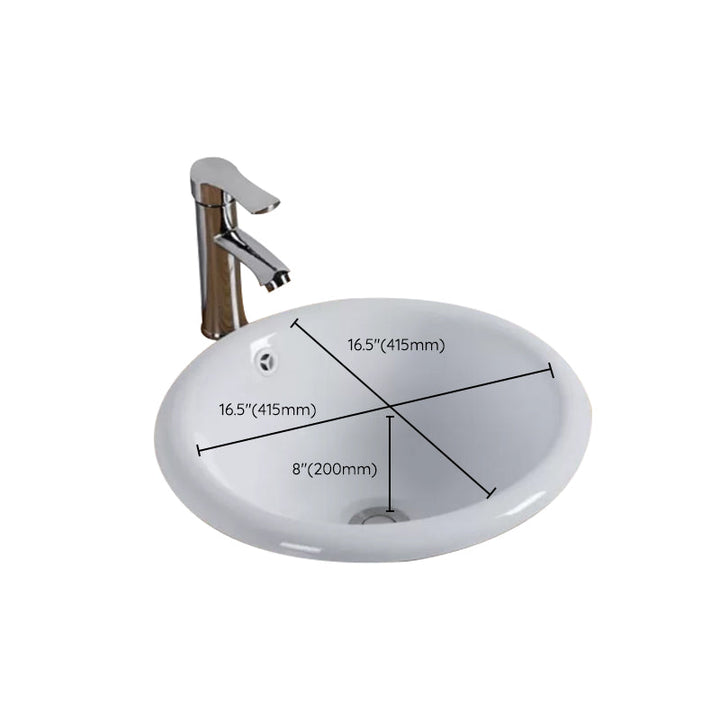 BowLift | Contemporary oval wash stand ceramic metal undercounter basin