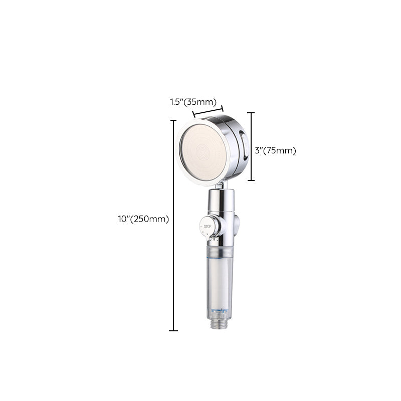 BowLift | Modern Handheld Showerhead 3 Spray Round Metal Shower Heads