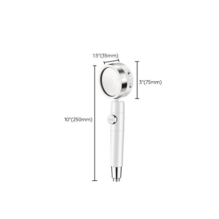 BowLift | Modern Handheld Showerhead 3 Spray Round Metal Shower Heads