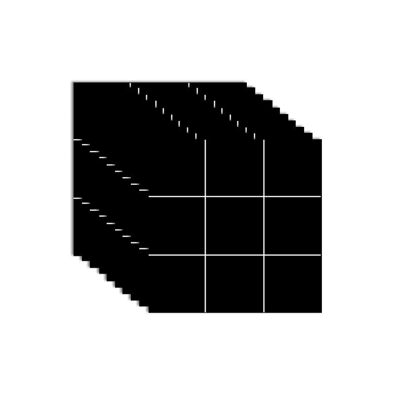 BowLift | Plastic Square Peel & Stick Tile Mesh Mosaic Tiles for Backsplash