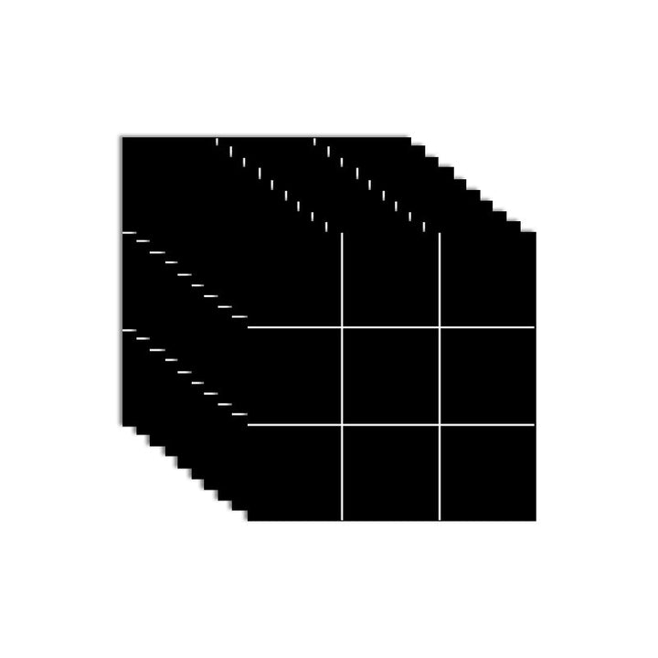 BowLift | Plastic Square Peel & Stick Tile Mesh Mosaic Tiles for Backsplash
