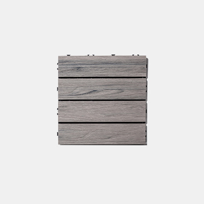 BowLift | Square Patio Tiles Interlocking Striped Pattern Deck Board