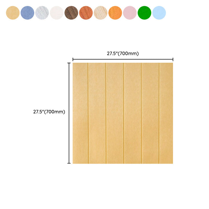 BowLift | Modern Tin Back Wall Panel Smooth Wall Ceiling Wood Grain Design Set of 1