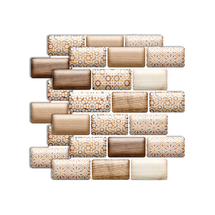 BowLift | Plastic Peel-and-Stick Tiles Indoor Subway Tiles Wallpaper with waterproof
