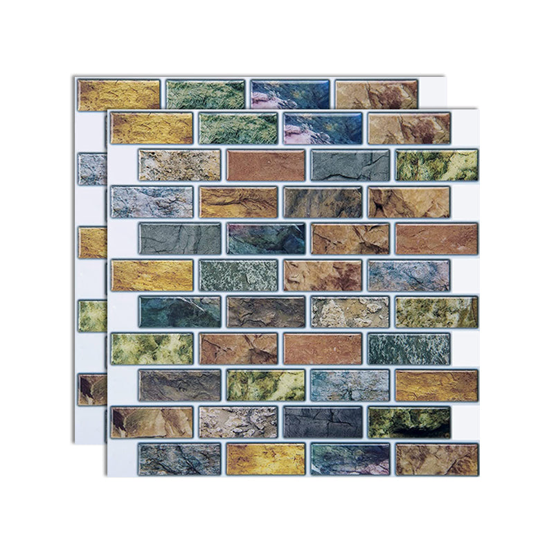 BowLift | Square Peel-and-Stick Tiles Plastic Indoor Peel & Stick Subway Tile