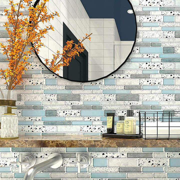 BowLift | Square Peel-and-Stick Tiles Plastic Indoor Peel & Stick Subway Tile