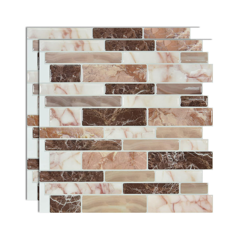 BowLift | Square Peel-and-Stick Tiles Plastic Indoor Peel & Stick Subway Tile