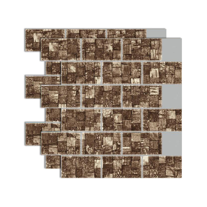 BowLift | Square Peel-and-Stick Tiles Plastic Indoor Peel & Stick Subway Tile