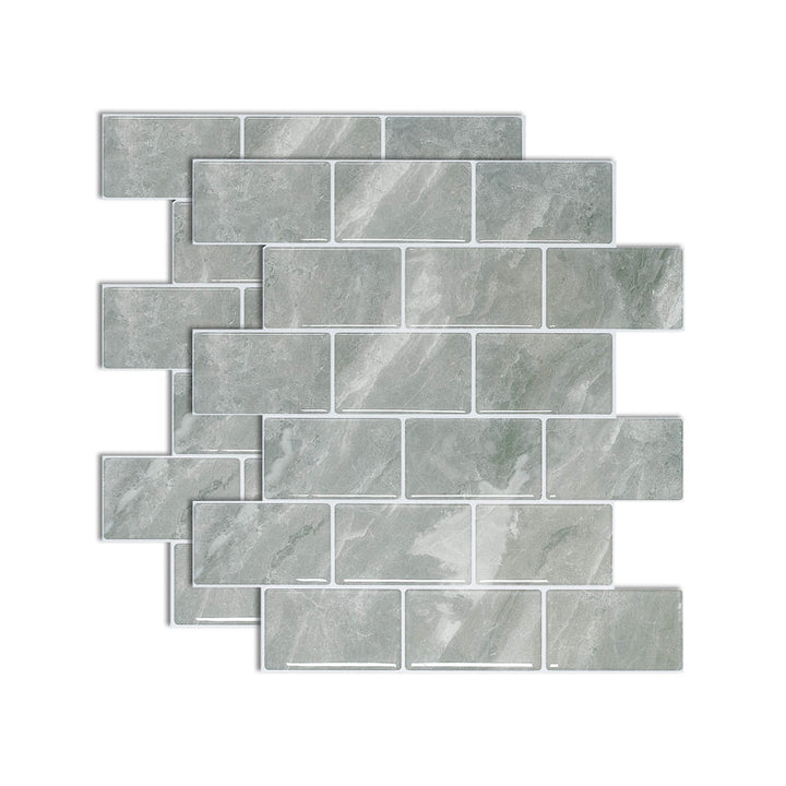 BowLift | Square Peel-and-Stick Tiles Plastic Indoor Peel & Stick Subway Tile
