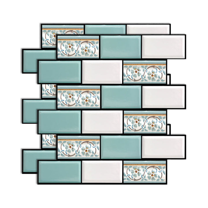 BowLift | Plastic Peel & Stick Subway Tile 3D Subway Tile with Slip-Resistant Surface