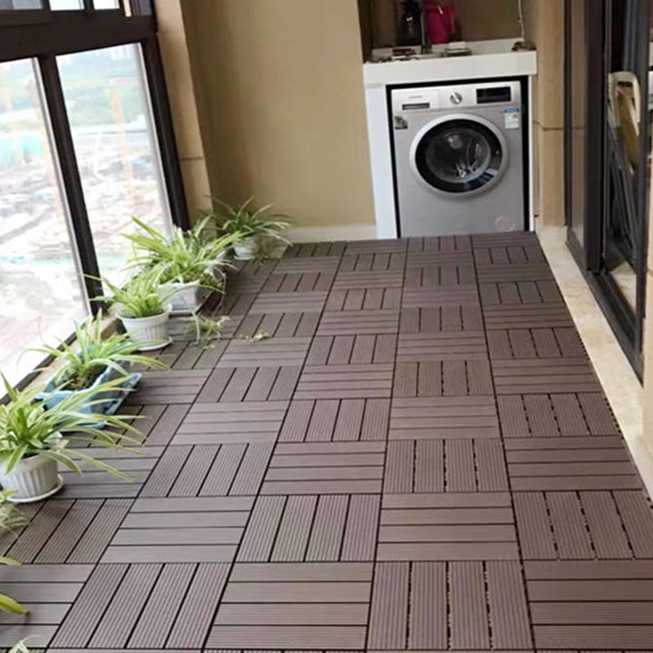 BowLift | Waterproof Decking Board Strips Composite Square Outdoor Decking Tile Terrace
