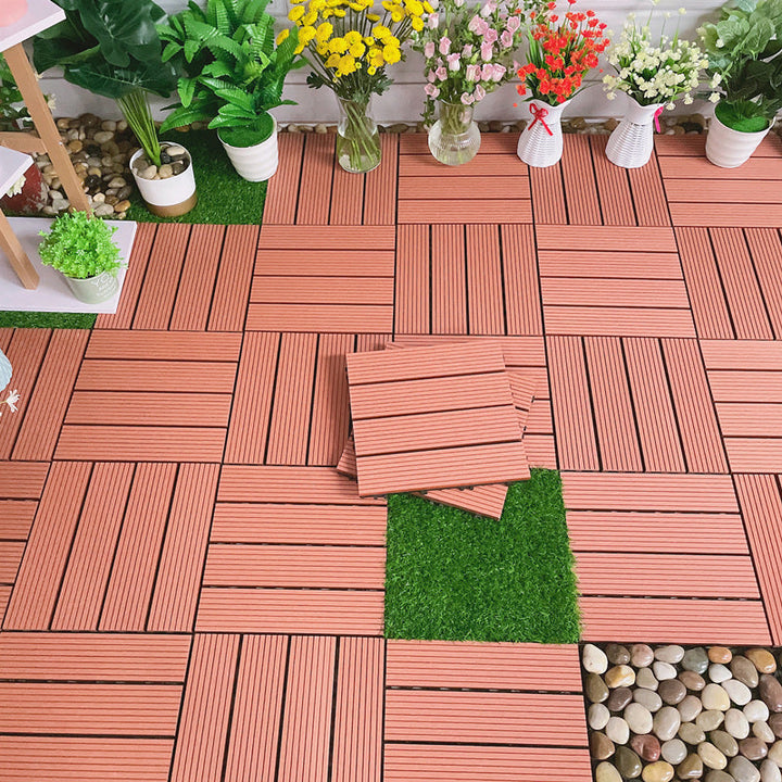 BowLift | Waterproof Decking Board Strips Composite Square Outdoor Decking Tile Terrace