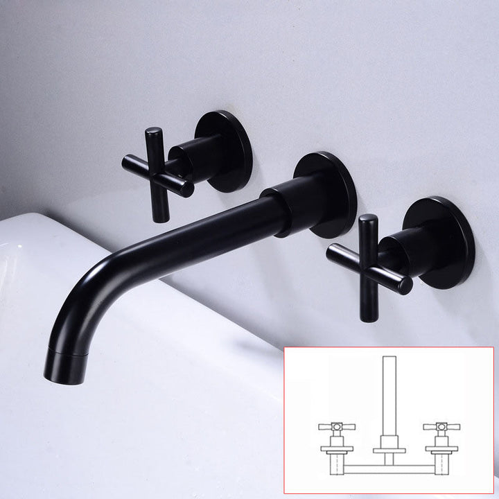 BowLift | Modern Wall-Mounted Faucet Bathroom Lever Bathtub Faucet
