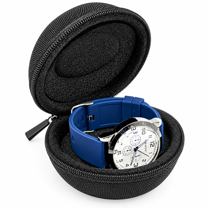 Compact Zippered EVA Protective Travel Watch Storage Case Bowlift