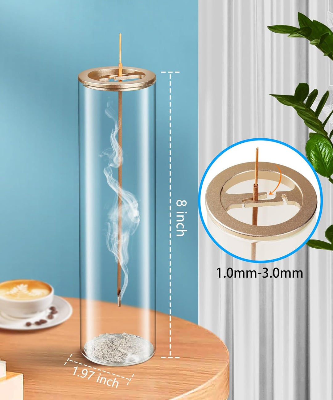 BowLift | Incense Holder for Sticks [Anti-Ash Flying]