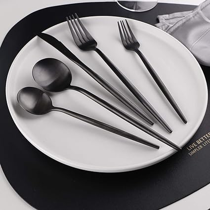 BowLift | Torin 36-Piece Minimalist Cutlery Set – Premium Stainless Steel Flatware with Matte Finish