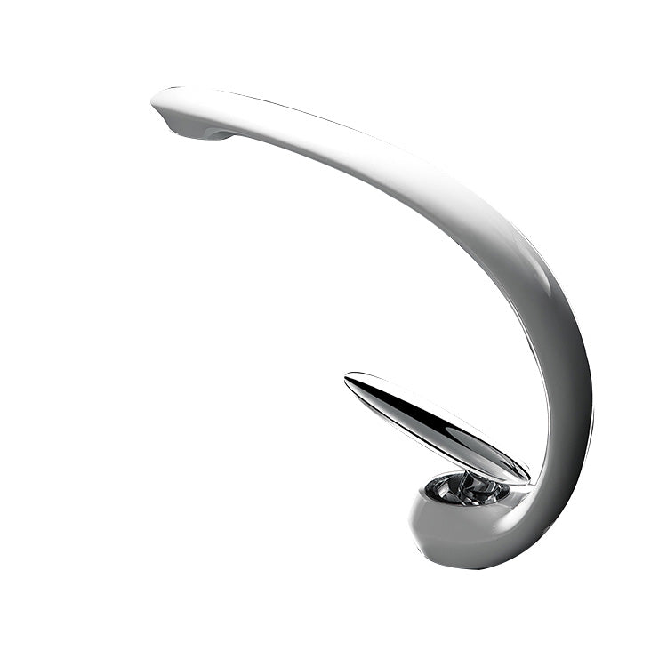 BowLift | Unique Bathroom Waterfall Spout Brass Basin Faucet