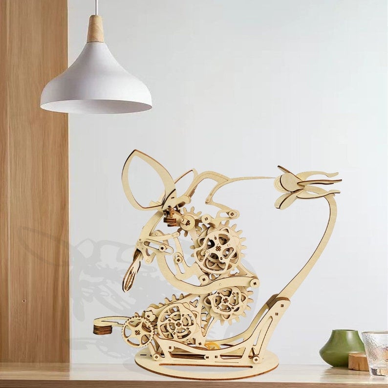 BowLift | 3d Wooden Mechanical Hummingbird