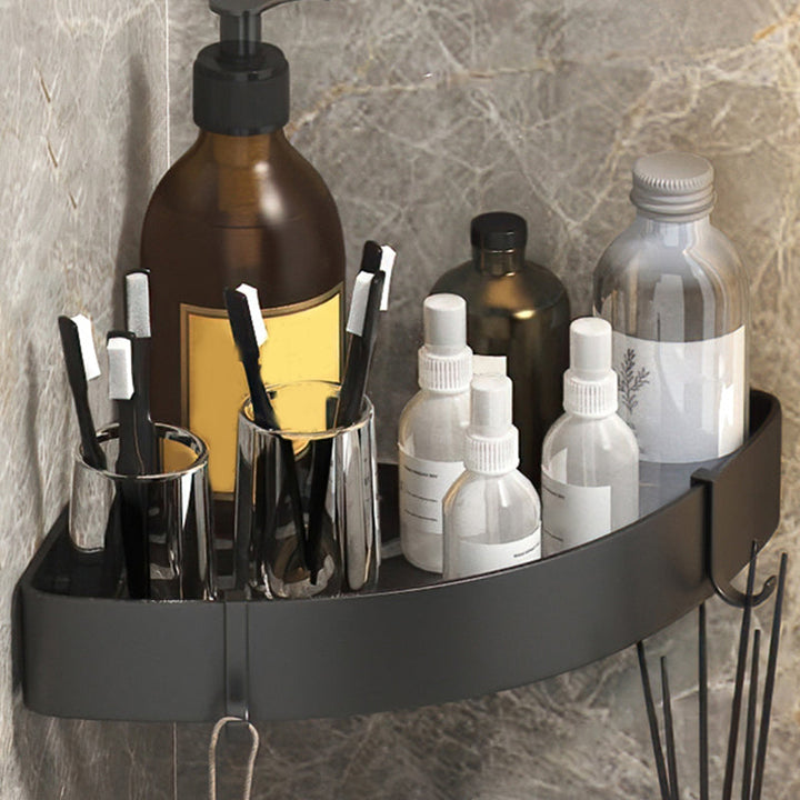 BowLift | Modern 2/3-piece Bathroom Set Stainless Steel Triangle Bath Shelf made of Aluminum