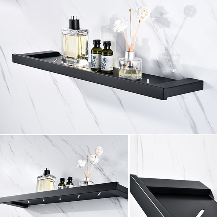 BowLift | 5-piece Modernism Bath Accessory Set in Matte Black Stainless Steel