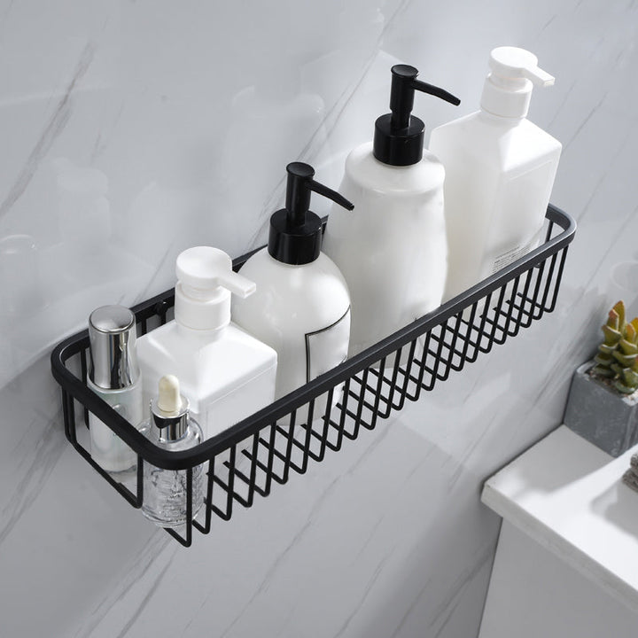 BowLift | 5-piece Modernism Bath Accessory Set in Matte Black Stainless Steel