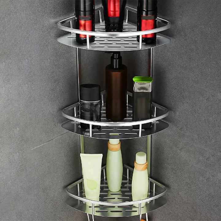 BowLift | Contemporary Metal Bathroom Accessories Hardware Set with Bathroom Shelf