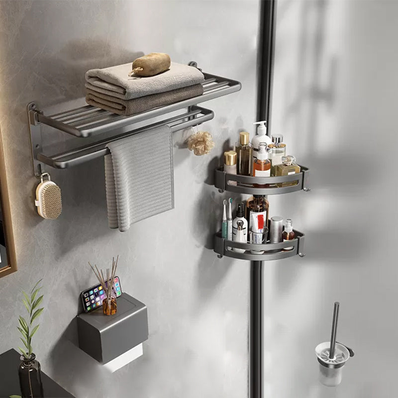 BowLift | Modern Bathroom Accessory Hardware Set Gray Bathroom Accessories