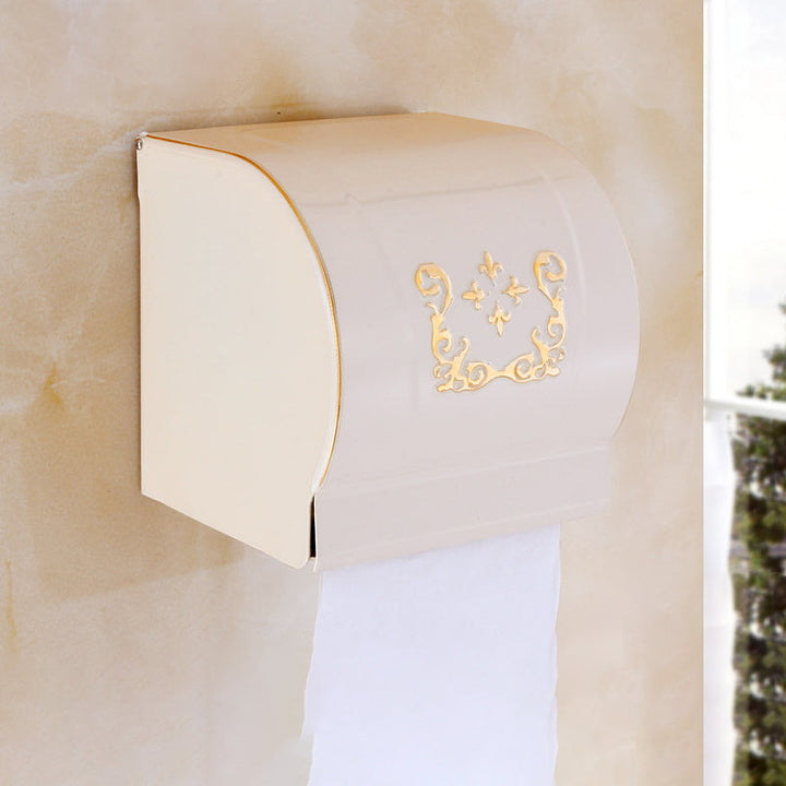 BowLift | Traditional Metal Bathroom Accessory Hardware Set with Paper Holder