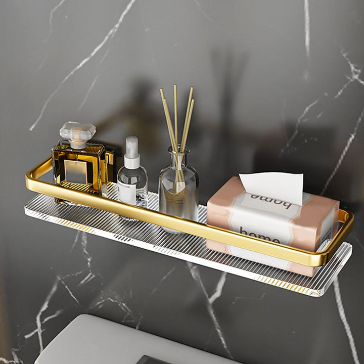 BowLift | Metal and Acrylic Bathroom Accessory Set Transparent Bathroom Accessories