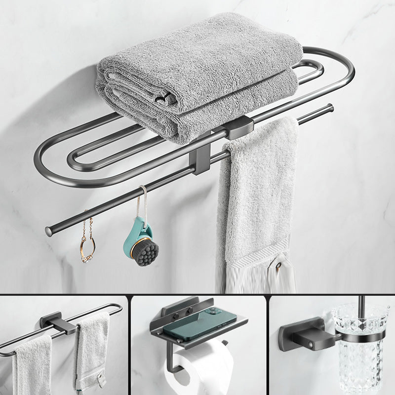 BowLift | Modern Silver Bathroom Accessories As Individual Piece Or In Set With Towel Bar