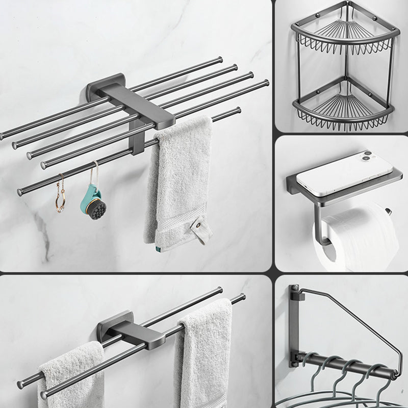 BowLift | Modern Silver Bathroom Accessories As Individual Piece Or In Set With Towel Bar