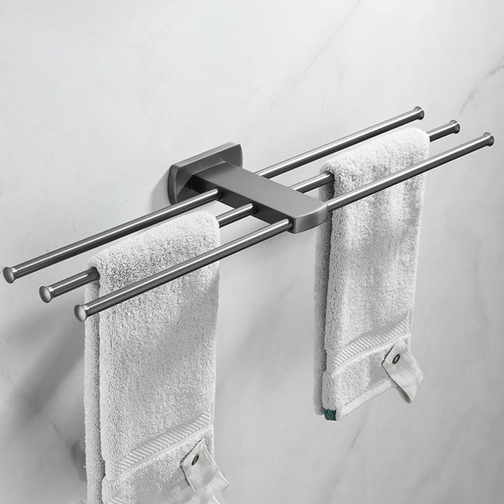 BowLift | Modern Silver Bathroom Accessories As Individual Piece Or In Set With Towel Bar
