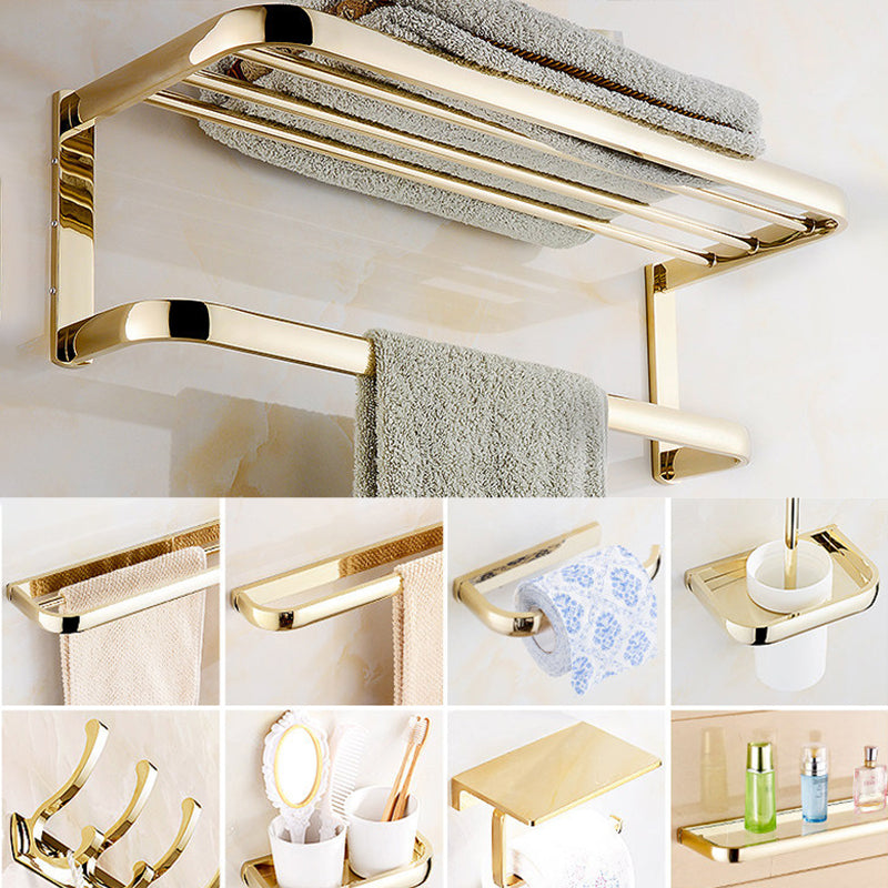 BowLift | Chrome/Gold Bathroom Accessories Set Modern Metal Bathroom Hardware Set